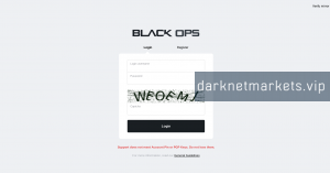 black ops market logo
